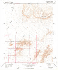 Striped Hills 1961 topographic map thumbnail