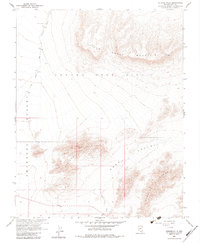 Striped Hills 1961 topographic map thumbnail