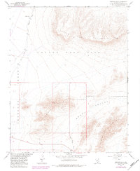 Striped Hills 1961 topographic map thumbnail