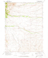 Sun Creek NW 1970 topographic map thumbnail