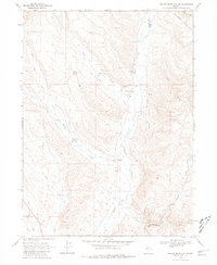 Swales Mountain NW 1968 topographic map thumbnail