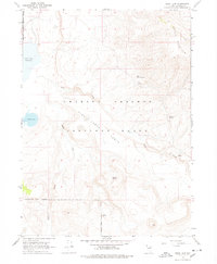 Swan Lake 1966 topographic map thumbnail