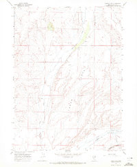 Tabor Flats 1967 topographic map thumbnail