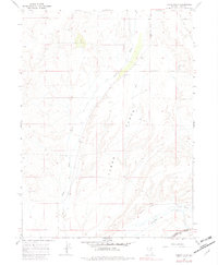 Tabor Flats 1967 topographic map thumbnail