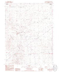 Telephone Well 1986 topographic map thumbnail