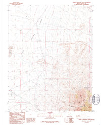 Tempiute Mountain North 1987 topographic map thumbnail