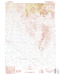 Tempiute Mountain SE 1987 topographic map thumbnail