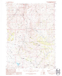 Tennessee Mountain 1986 topographic map thumbnail