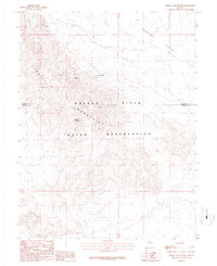 Terrill Mountains 1987 topographic map thumbnail