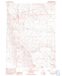Thacker Pass 1991 topographic map thumbnail