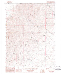 Thatcher Spring 1985 topographic map thumbnail