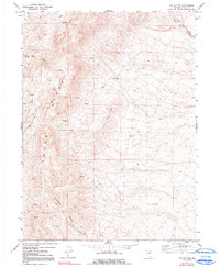 The Buttes 1971 topographic map preview