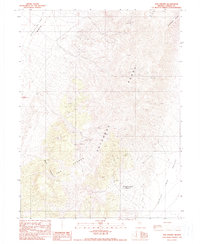 The Cedars 1990 topographic map thumbnail