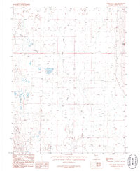 Third Butte West 1986 topographic map thumbnail