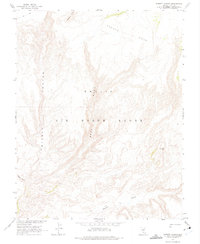 Thirsty Canyon 1962 topographic map thumbnail