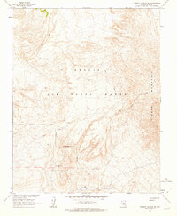 Thirsty Canyon SE topographic map thumbnail
