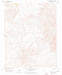 Thirsty Canyon SE 1962 topographic map thumbnail