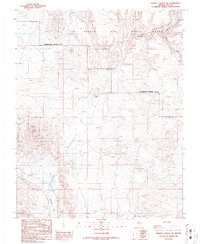 Thirsty Canyon SW topographic map thumbnail