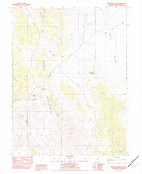 Thirtymile Ranch 1982 topographic map thumbnail
