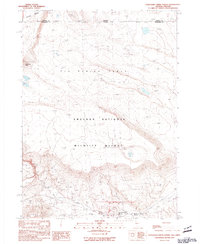 Thousand Creek Spring 1990 topographic map thumbnail