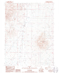 Thunder Mtn 1987 topographic map thumbnail