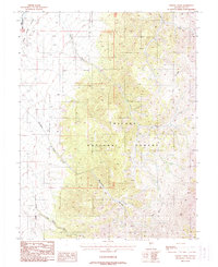 Tierney Creek 1988 topographic map thumbnail