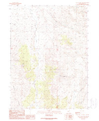 Tijuana John Peak 1989 topographic map thumbnail