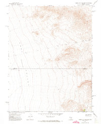 Timber Mtn Pass West 1971 topographic map thumbnail