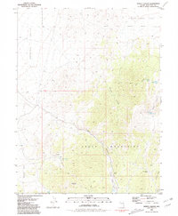 Tippett Canyon 1981 topographic map thumbnail