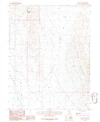 Tippett Pass 1986 topographic map thumbnail