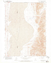 Tohakum Peak NE 1964 topographic map thumbnail