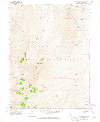 Tohakum Peak NW 1964 topographic map thumbnail