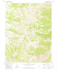 Toiyabe Peak topographic map thumbnail