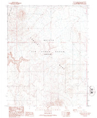 Tolicha Peak NW topographic map thumbnail