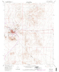 Tonopah 1960 topographic map thumbnail