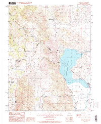 Topaz Lake 1988 topographic map thumbnail