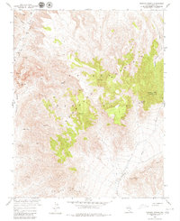 Topopah Spring 1961 topographic map thumbnail