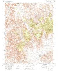 Topopah Spring 1961 topographic map thumbnail