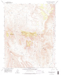 Topopah Spring NW 1961 topographic map thumbnail
