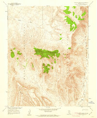 Topopah Spring NW 1961 topographic map thumbnail