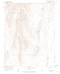 Topopah Spring SW 1961 topographic map thumbnail