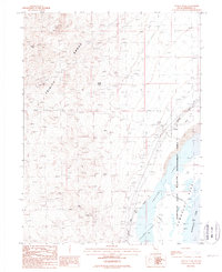 Toulon Peak 1987 topographic map thumbnail