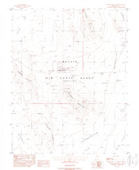 Triangle Mountain 1988 topographic map thumbnail