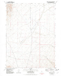 Trinity Pass NW 1981 topographic map thumbnail