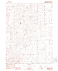 Trinity Peak 1987 topographic map thumbnail