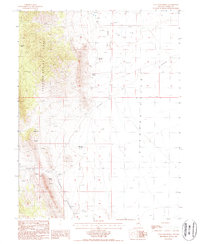 Tule Dam Spring 1986 topographic map thumbnail