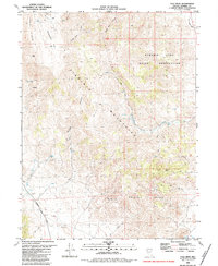 Tule Peak 1980 topographic map thumbnail