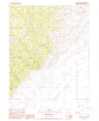 Tungsten Mtn. topographic map thumbnail