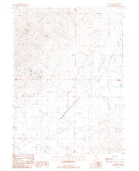 Tuscarora 1987 topographic map thumbnail