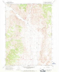 Twelvemile Ranch 1967 topographic map thumbnail